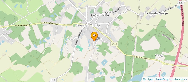 localisation de l'entreprise MADAME LAETITIA ROSE à VARENNES-CHANGY