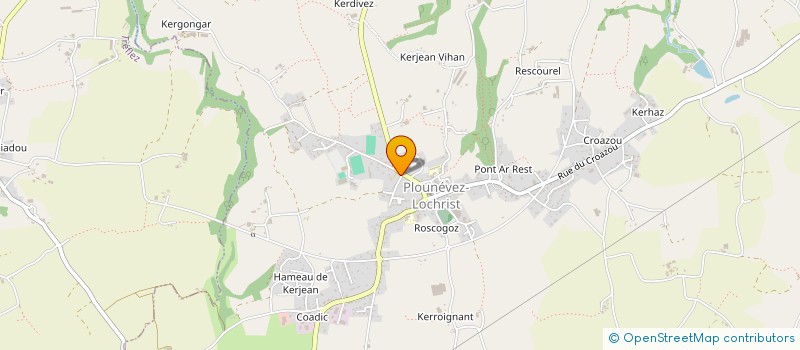 localisation de l'entreprise MADAME LAETITIA ROUDAUT  PLOUNEVEZ-LOCHRIST