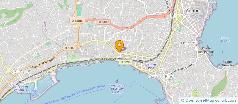 localisation de l'entreprise MADAME LAETITIA ROUDET  ANTIBES