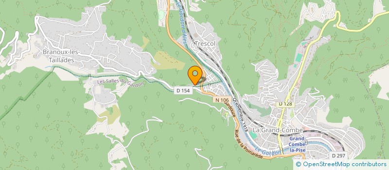 localisation de l'entreprise MADAME LAETITIA ROUDIER  BRANOUX-LES-TAILLADES