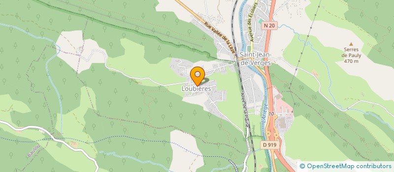 localisation de l'entreprise MADAME LAETITIA ROUGET à LOUBIERES