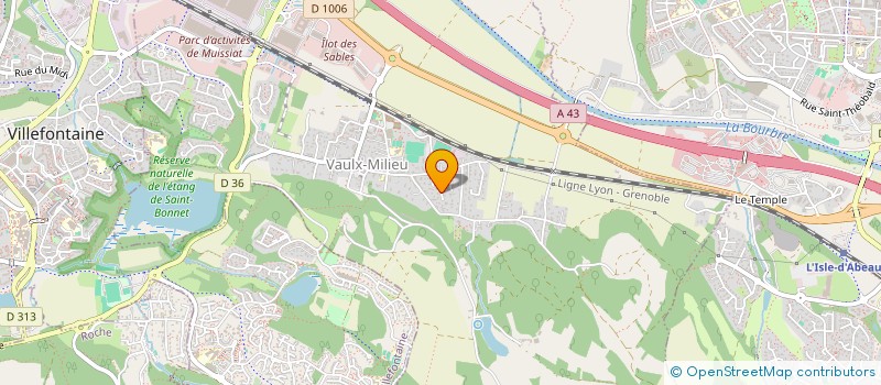 localisation de l'entreprise MADAME LAETITIA ROUIRE  VILLEFONTAINE