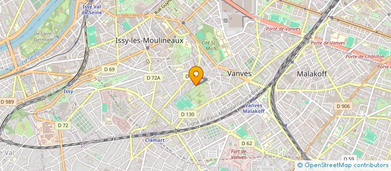 localisation de l'entreprise MADAME LAETITIA ROULIER  VANVES