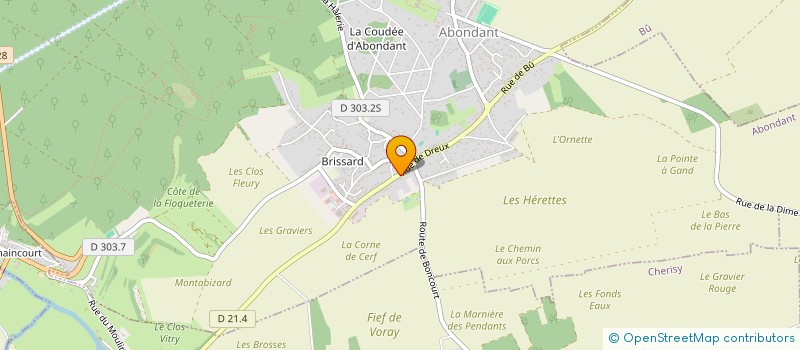 localisation de l'entreprise MADAME LAETITIA ROULLAND à ABONDANT