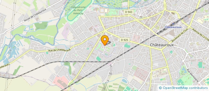 localisation de l'entreprise MADAME LAETITIA ROUSSEAU à CHATEAUROUX