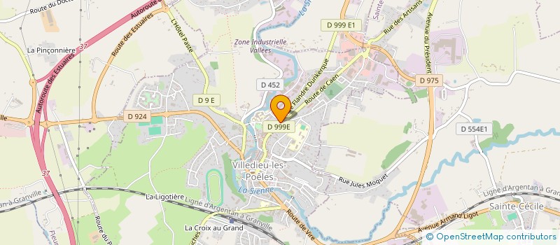 localisation de l'entreprise MADAME LAETITIA ROUSSEL  VILLEDIEU-LES-POELES-ROUFFIGNY