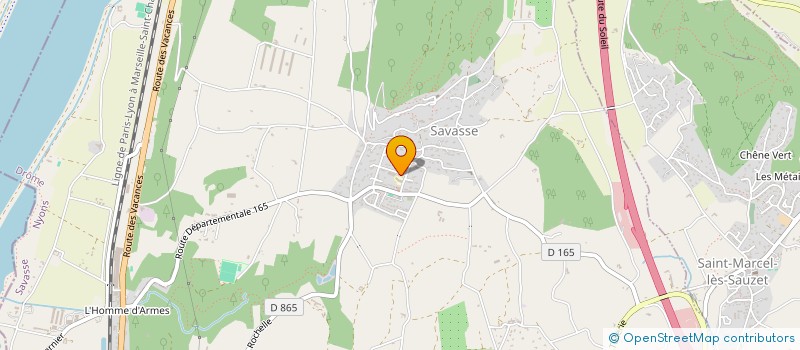 localisation de l'entreprise MADAME LAETITIA ROUSSEL  MONTELIMAR