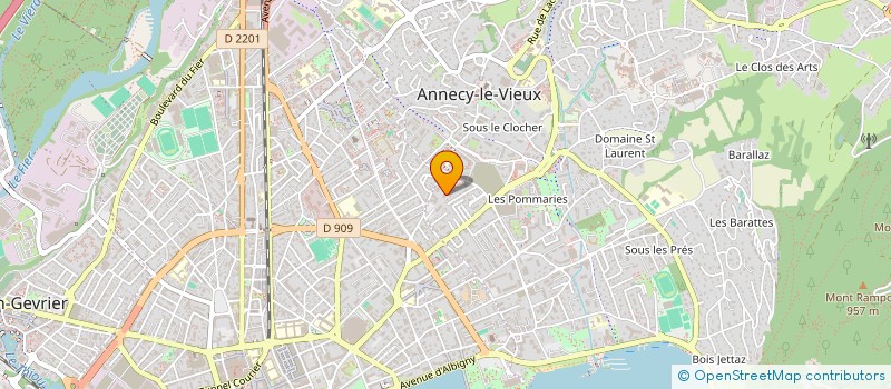 localisation de l'entreprise MADAME LAETITIA ROUX  ANNECY