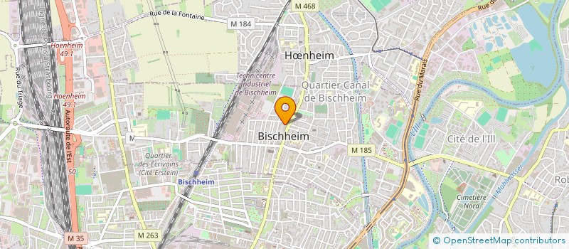 localisation de l'entreprise MADAME LAETITIA ROUX à BISCHHEIM