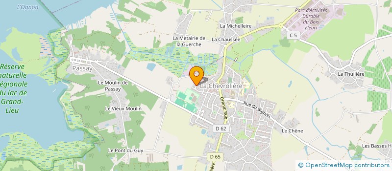 localisation de l'entreprise MADAME LAETITIA ROZO  LA CHEVROLIERE