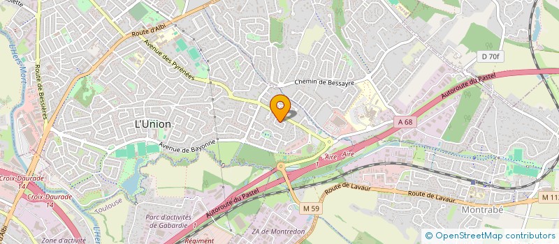 localisation de l'entreprise MADAME LAETITIA RUAULT à L'UNION
