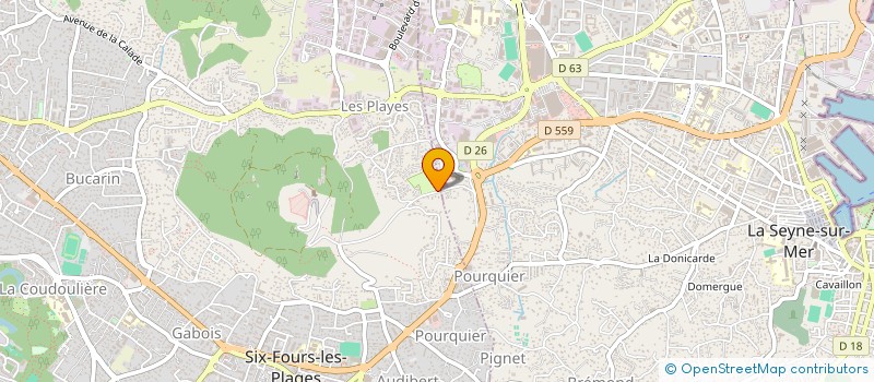 localisation de l'entreprise MADAME LAETITIA RUBIN à SIX-FOURS-LES-PLAGES