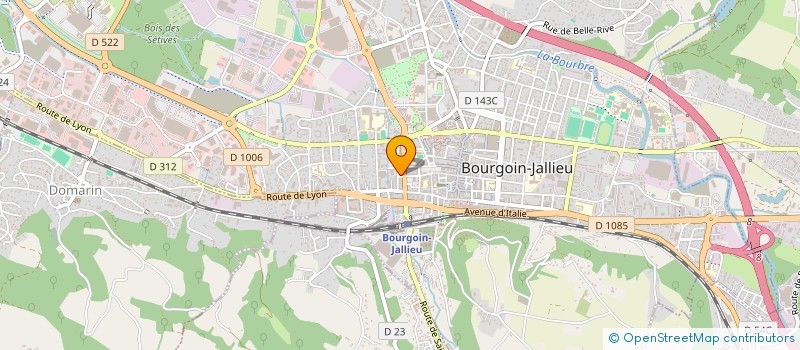 localisation de l'entreprise MADAME LAETITIA RUSSO à BOURGOIN-JALLIEU