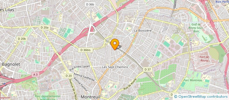localisation de l'entreprise MADAME LAETITIA SAFFAR à MONTREUIL