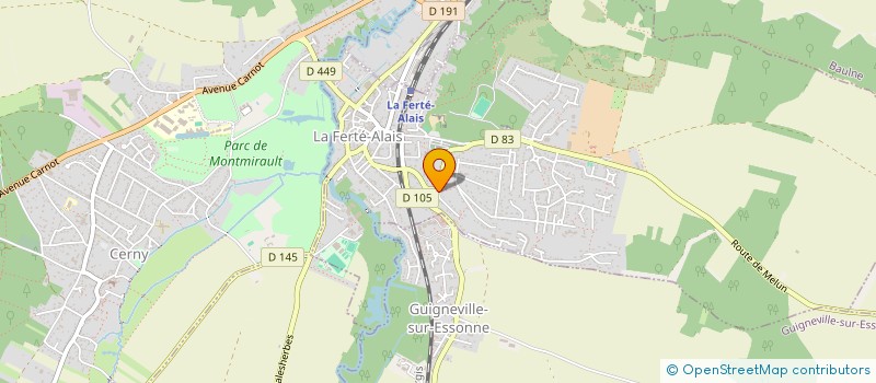 localisation de l'entreprise MADAME LAETITIA SAFRANA à LA FERTE-ALAIS