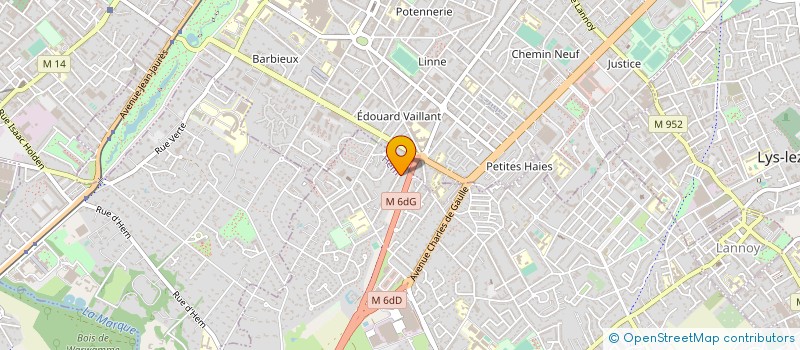 localisation de l'entreprise MADAME LAETITIA SAINT-LEGER  HEM