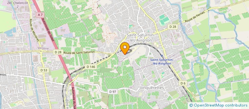 localisation de l'entreprise MADAME LAETITIA SAINT-SUPERY à SAINT-SATURNIN-LES-AVIGNON