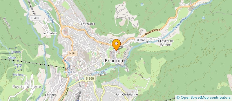 localisation de l'entreprise MADAME LAETITIA SALLE à BRIANCON