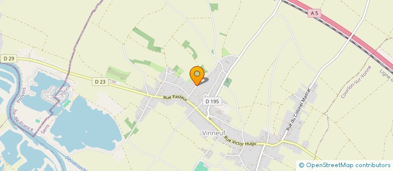 localisation de l'entreprise MADAME LAETITIA SALMON  COURLON-SUR-YONNE