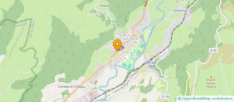 localisation de l'entreprise MADAME LAETITIA SALVAN à VIC-SUR-CERE