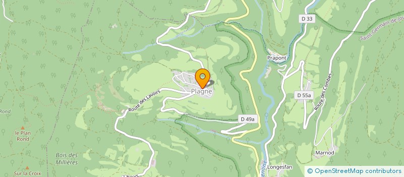 localisation de l'entreprise MADAME LAETITIA SANCHEZ  PLAGNE