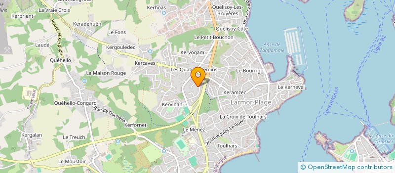 localisation de l'entreprise MADAME LAETITIA SANFRATELLO  PLOEMEUR