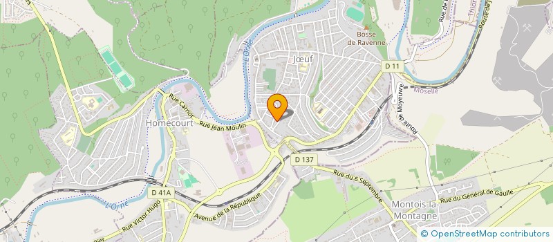 localisation de l'entreprise MADAME LAETITIA SANGIUSTO  JOEUF