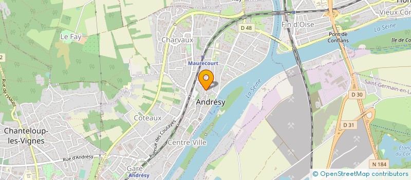 localisation de l'entreprise MADAME LAETITIA SANGSUE  ANDRESY