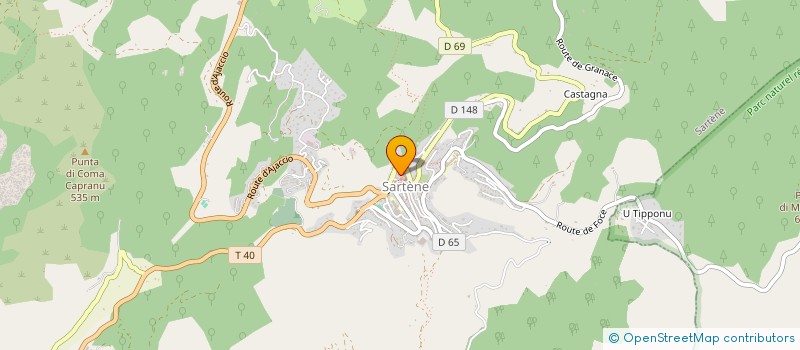 localisation de l'entreprise MADAME LAETITIA SANSONE à SARTENE