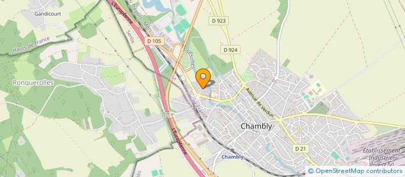 localisation de l'entreprise MADAME LAETITIA SARAIVA  CHAMBLY