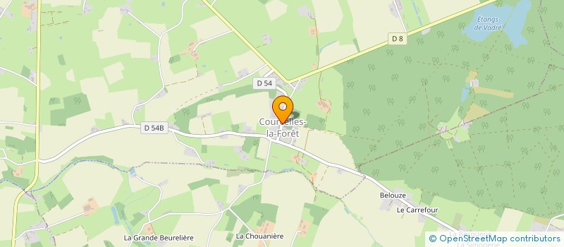 localisation de l'entreprise MADAME LAETITIA SASSI  COURCELLES-LA-FORET