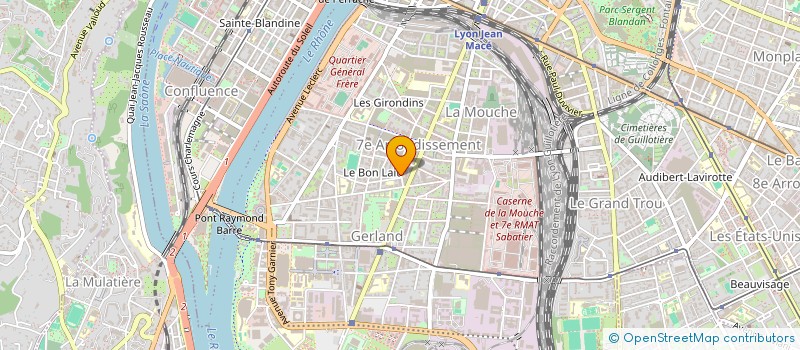 localisation de l'entreprise MADAME LAETITIA SATURNIN à LYON