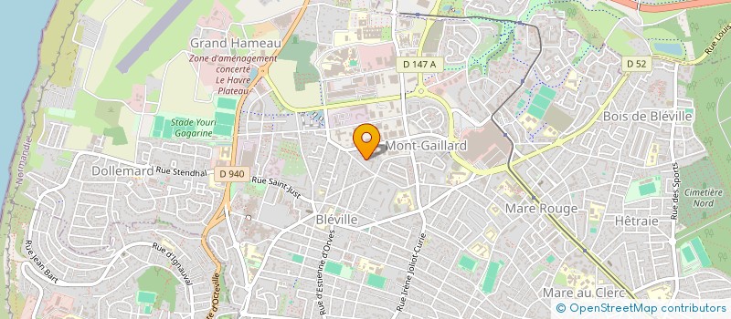 localisation de l'entreprise MADAME LAETITIA SAUVAGE  LE HAVRE