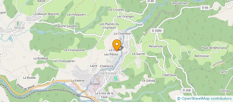 localisation de l'entreprise MADAME LAETITIA SAUZEDDE  MARAT