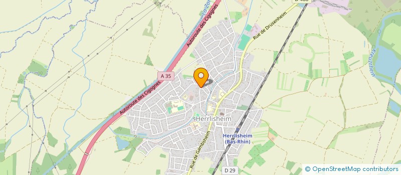 localisation de l'entreprise MADAME LAETITIA SAVARY-THOMAS  HERRLISHEIM