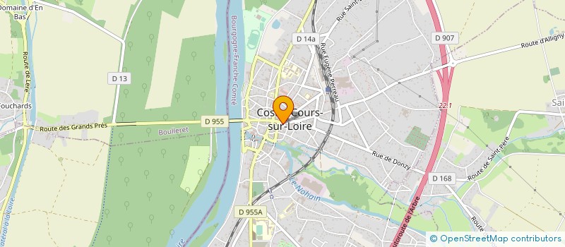 localisation de l'entreprise MADAME LAETITIA SAVONNET à COSNE-COURS-SUR-LOIRE