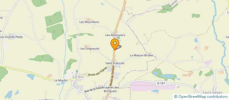 localisation de l'entreprise MADAME LAETITIA SAVRE à LE PIN