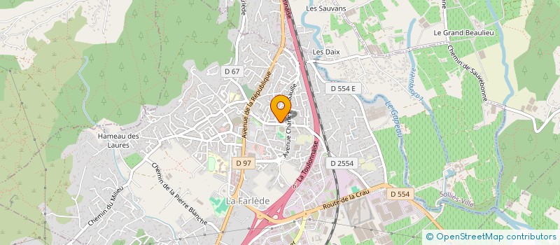 localisation de l'entreprise MADAME LAETITIA SAWRUN  LA FARLEDE