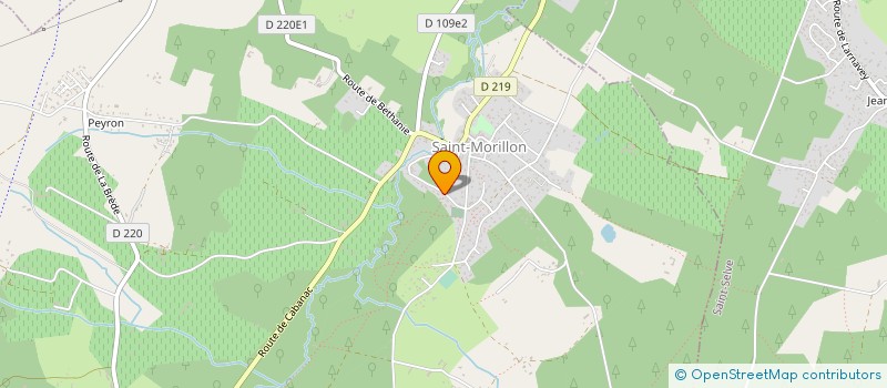 localisation de l'entreprise MADAME LAETITIA SAWYER  SAINT-MORILLON