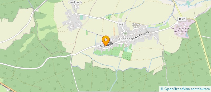 localisation de l'entreprise MADAME LAETITIA SCHEIB  ESCHBACH