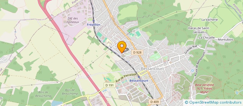 localisation de l'entreprise MADAME LAETITIA SCHERRER  BESSANCOURT