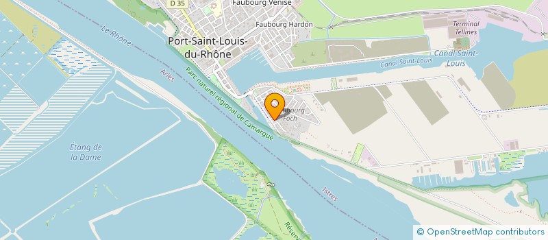 localisation de l'entreprise MADAME LAETITIA SCHROETTER à PORT-SAINT-LOUIS-DU-RHONE