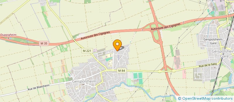 localisation de l'entreprise MADAME LAETITIA SCHUTZ  GEISPOLSHEIM