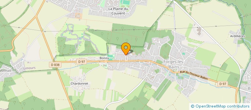 localisation de l'entreprise MADAME LAETITIA SEBASTIAN  FORGES-LES-BAINS