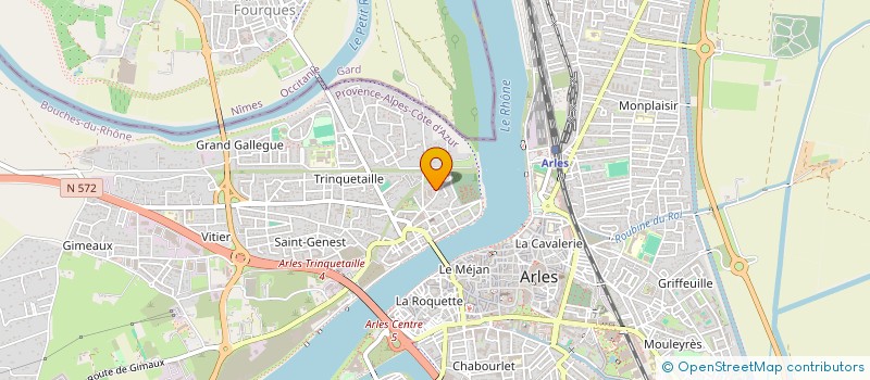 localisation de l'entreprise MADAME LAETITIA SEMPERE à ARLES