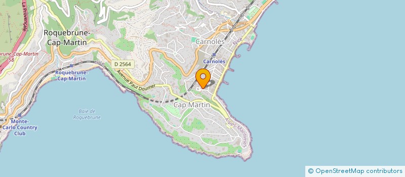 localisation de l'entreprise MADAME LAETITIA SERRES à ROQUEBRUNE-CAP-MARTIN