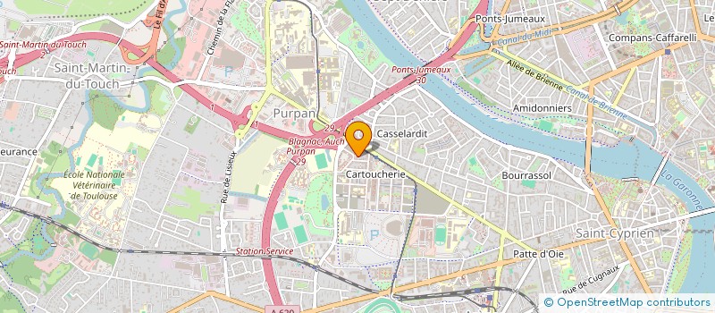 localisation de l'entreprise MADAME LAETITIA SERRIS à TOULOUSE