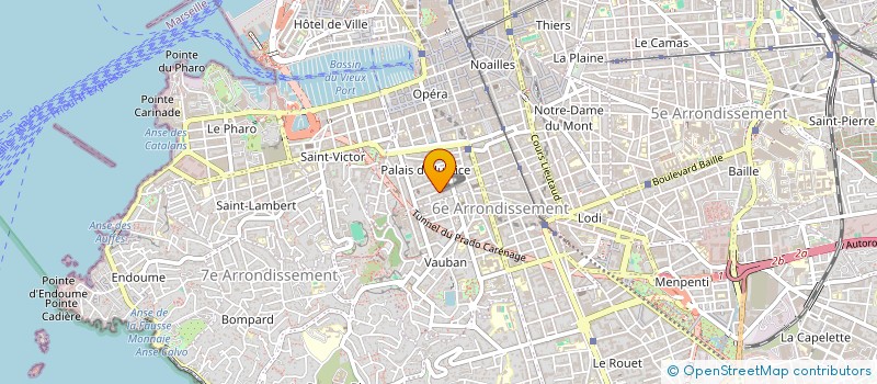 localisation de l'entreprise MADAME LAETITIA SERVAIS  MARSEILLE