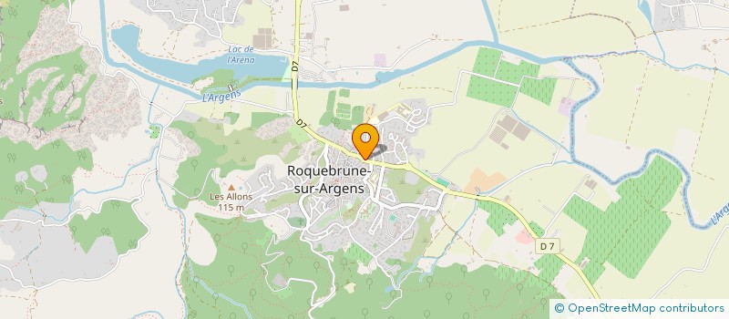 localisation de l'entreprise MADAME LAETITIA SEVERIN à ROQUEBRUNE-SUR-ARGENS