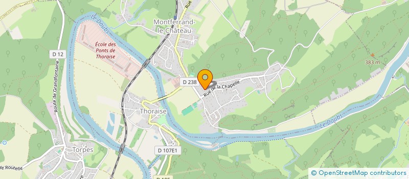 localisation de l'entreprise MADAME LAETITIA SICARD  MONTFERRAND-LE-CHATEAU